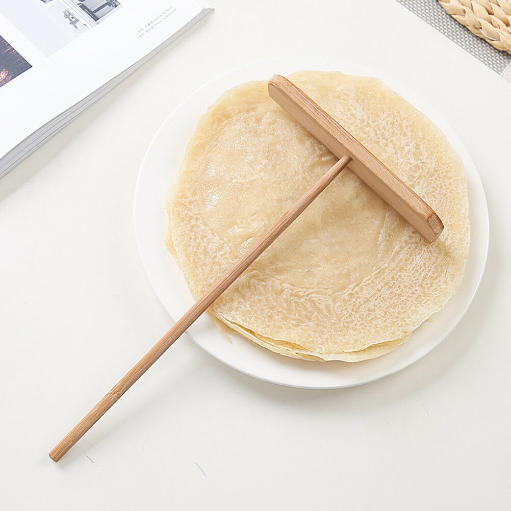 Pancake Batter Wooden Spreader Stick DIY Restaurant Canteen Specialty Supp.l8
