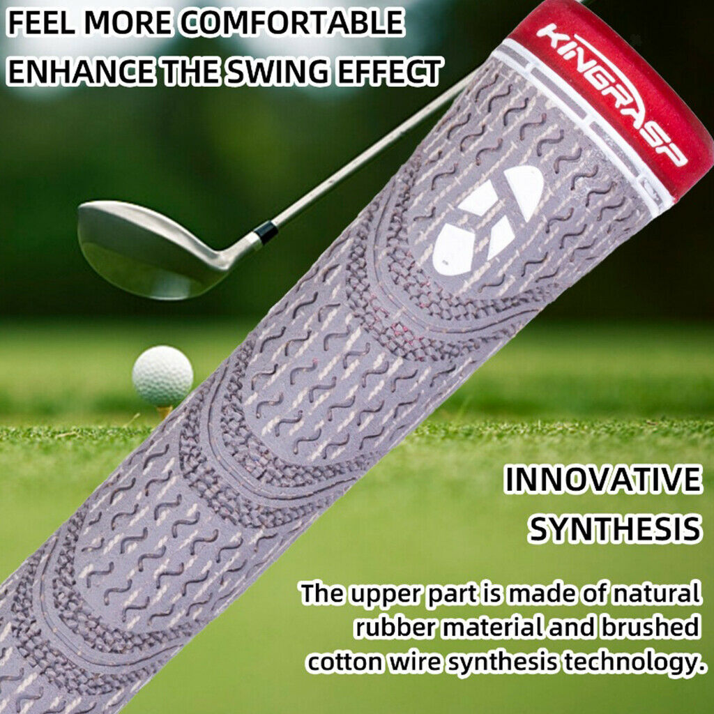 Rubber Golf Iron Putter Grip Standard Medium Club Overgrip Wrap S Gray