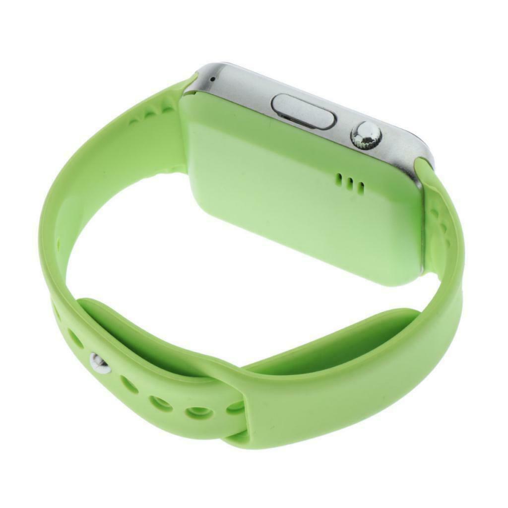 A1 Wristwatch Bluetooth Smart Watch SIM Smartwatch Smartphone Women Green