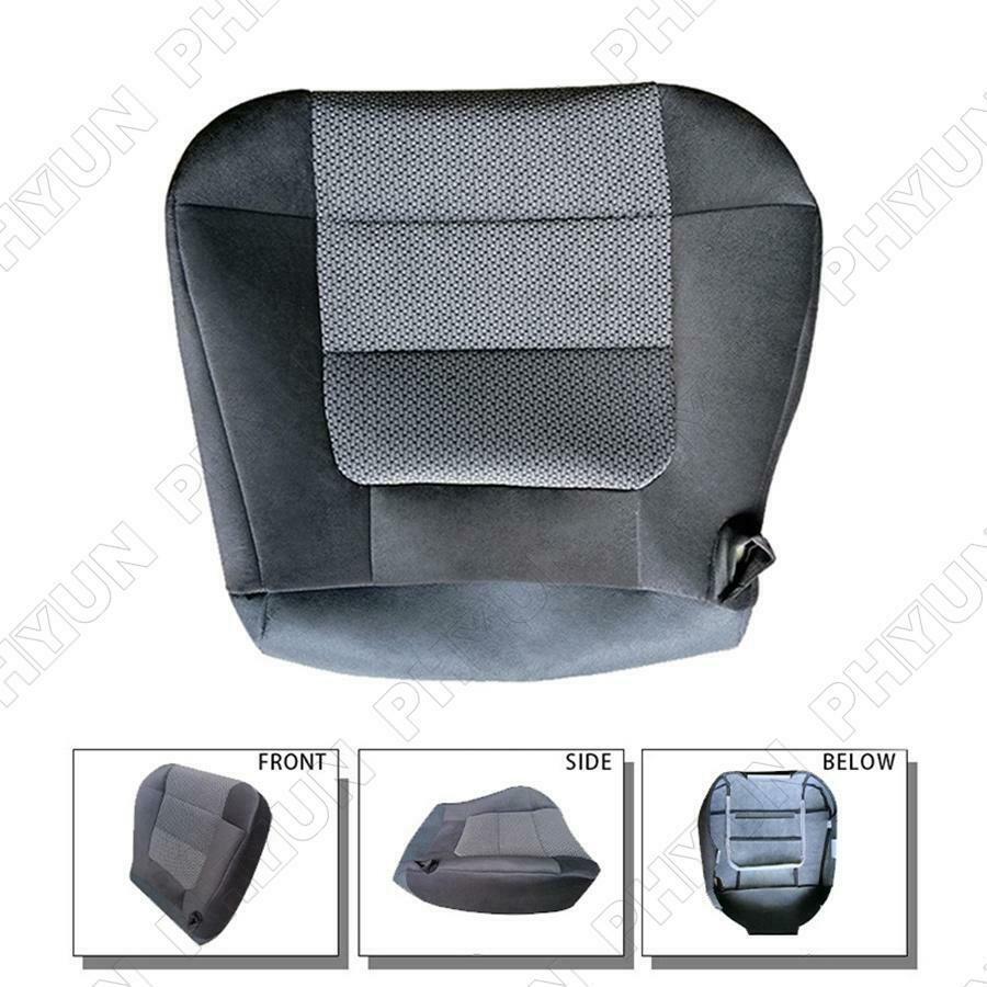 Gray Car Driver Side Bottom Replacement Cloth Seat Cover For Ford F150 2001-2003