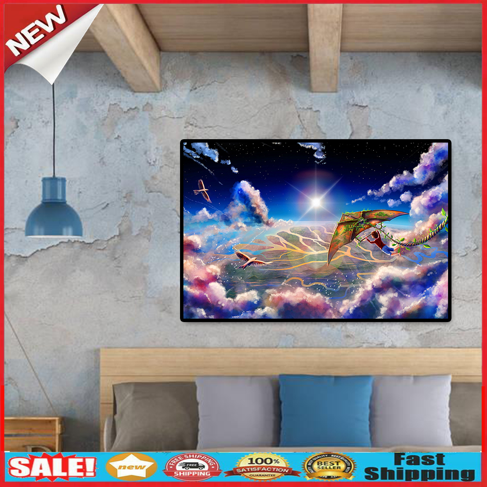 1000pcs DIY Flying Kite Boy Jigsaw Children Adults Puzzle Room Decoration  @