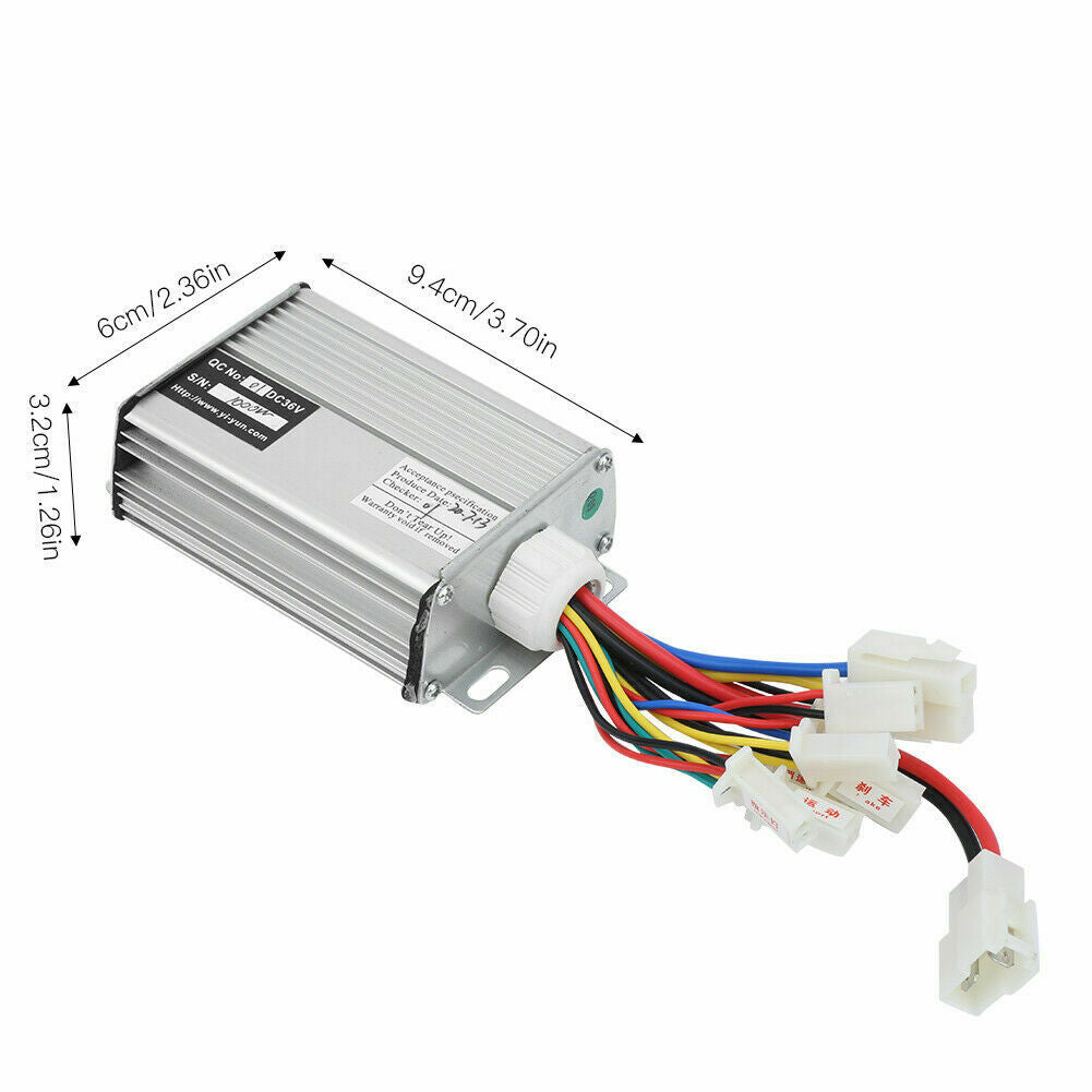 36v 1000W Brushed Controller Throttle Grip Set For E-Bike Electric Bike Scooter