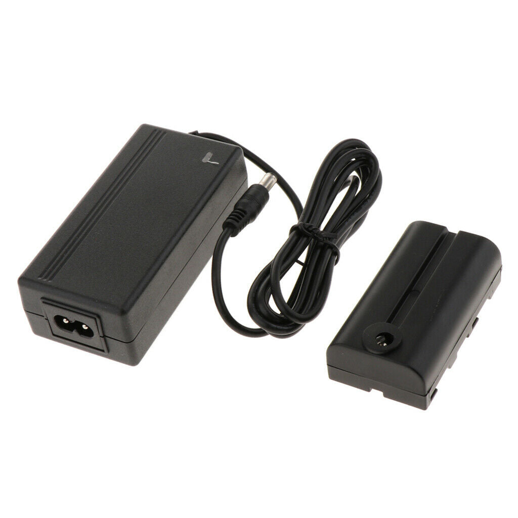 NP-F970 F750 F550 Battery Charging Kit AC-E6 AC Power Adapter Kit for Sony