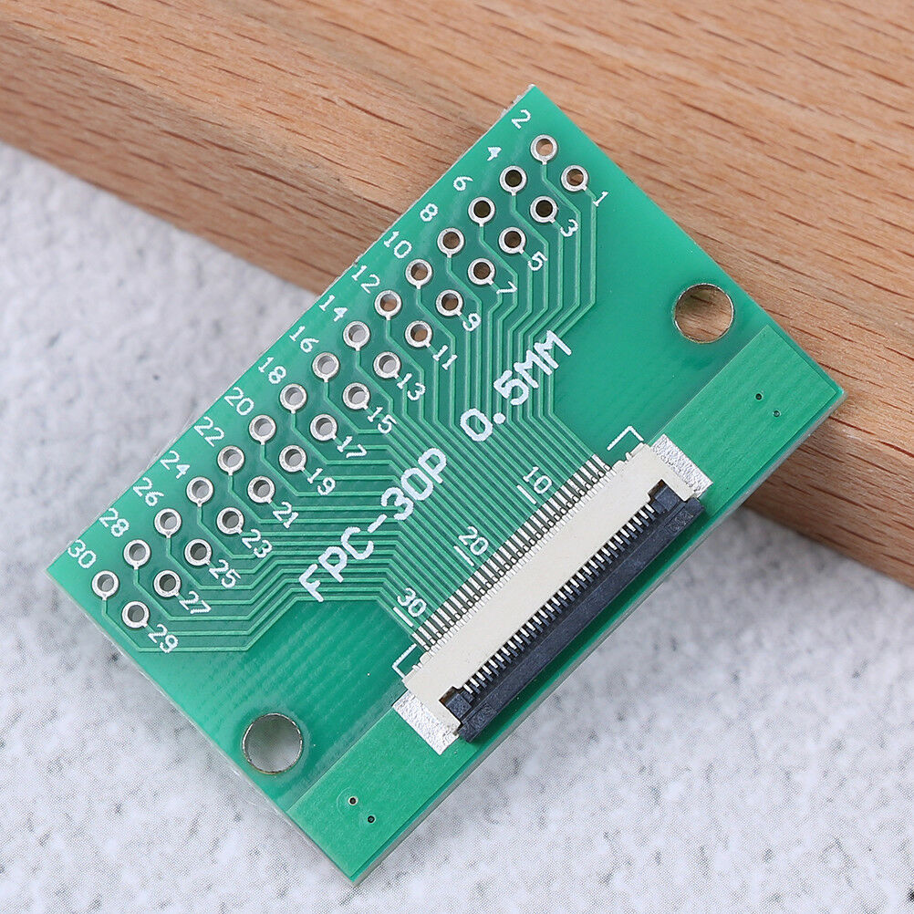 1Pcs 30 pin 0.5mm FFC FPC to 30P DIP 2.54mm PCB converter board adapter .l8