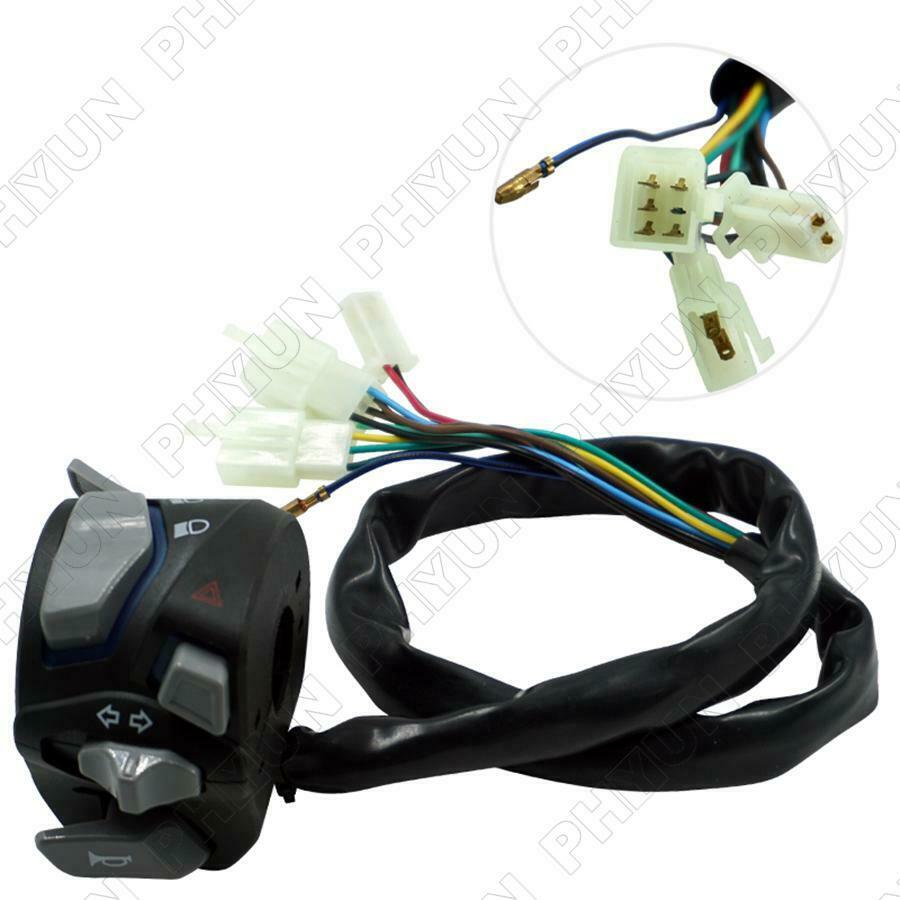 7/8'' Motorcycle Handlebar Light Switch Signal Horn Start Kill Button Universal