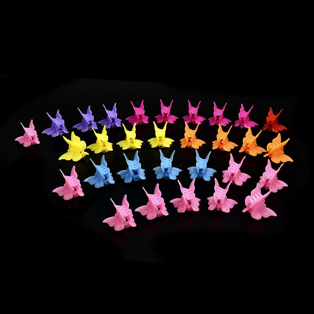 20pcs Butterfly Hair Clips Mini Hairpin for Kids Women Girls Cartoon Claw Clips
