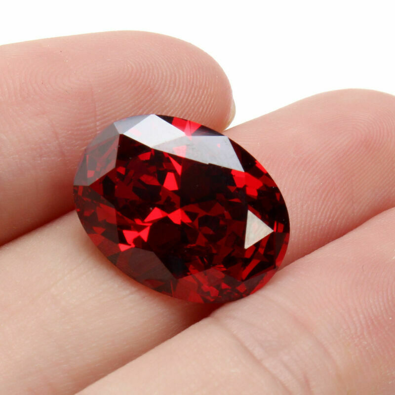13.89CT PIGEON BLOOD RED RUBY UNHEATED 12X16MM DIAMOND OVAL CUT VVS LOOSE GEMS