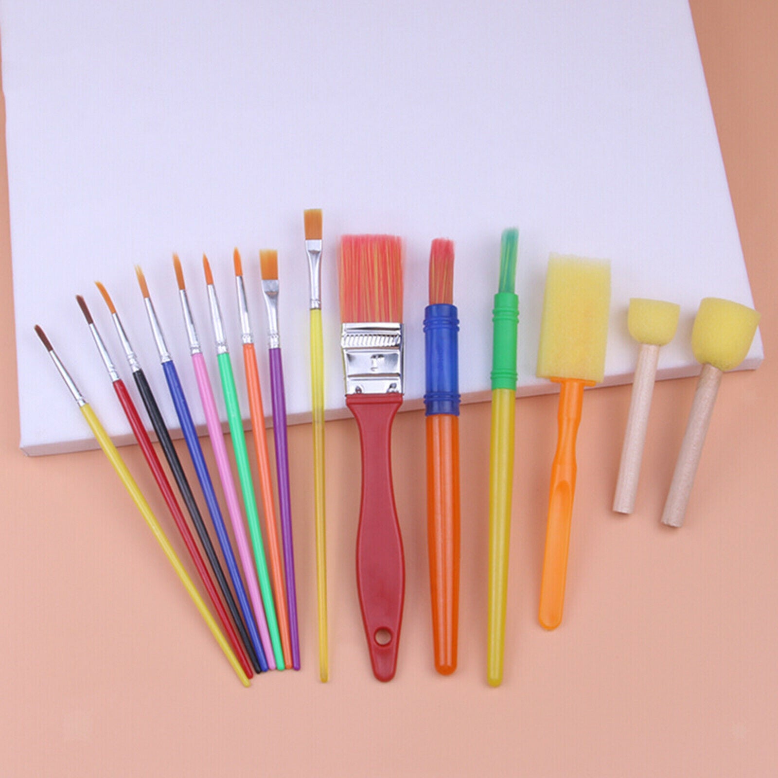 15pcs Paint Brushes Paintings Drawing Watercolor Tool Kid's Art Supplies