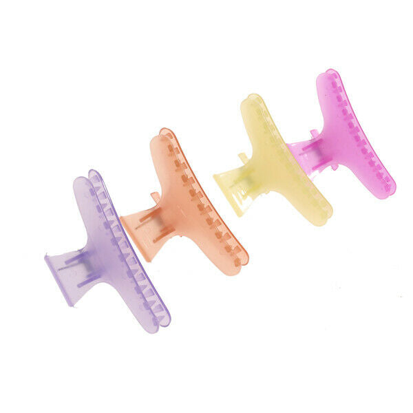 2Pcs Women Girls Hair Claws Clamps Clips Hair Grips Barrettes Accessory