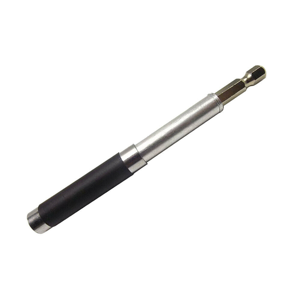 1/4" Hex Shank Quick Release Magnetic Screwdriver Extension Bit Holder 80mm