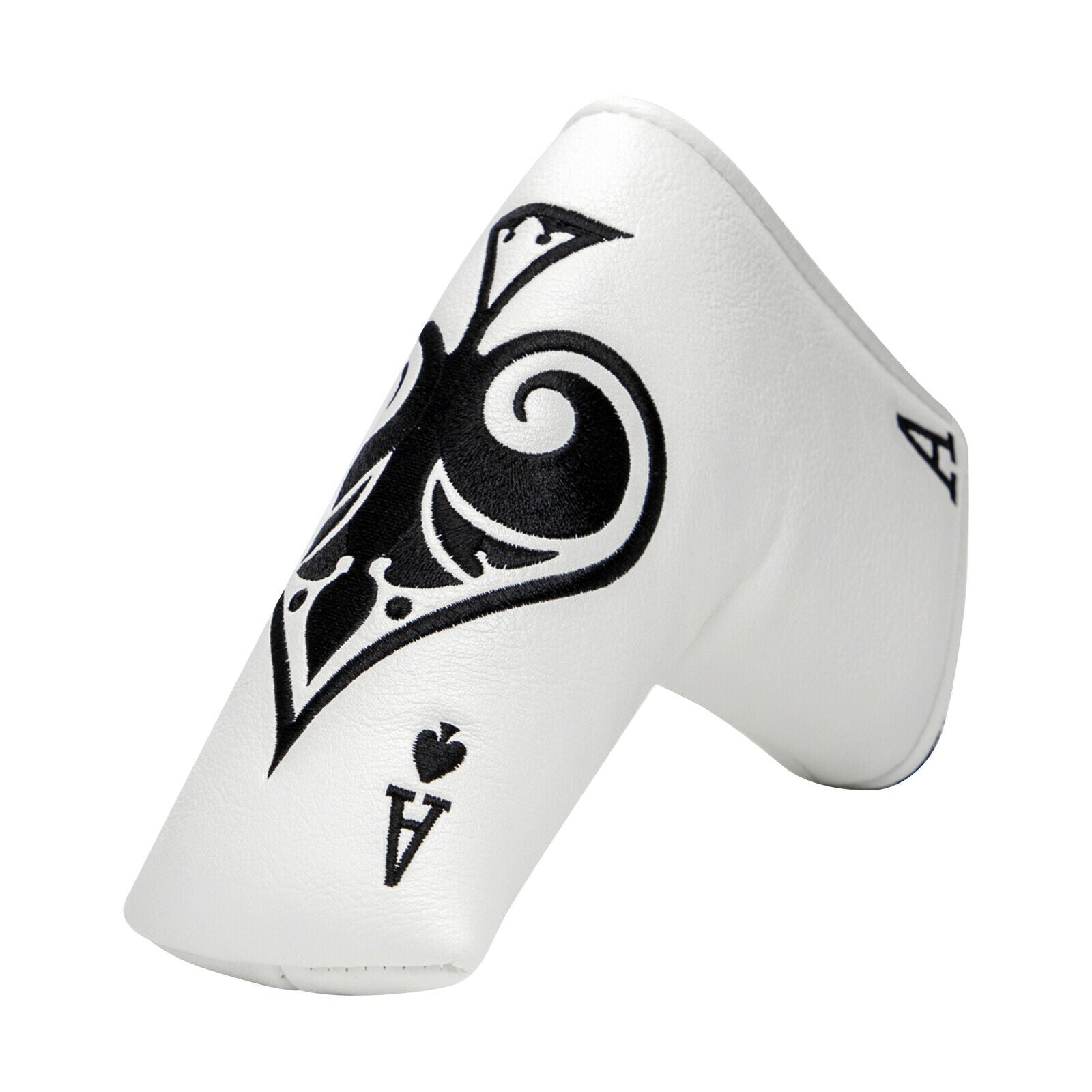 Golf Putter Blade Head Cover w/Bird Embroidery &Closure Waterproof Headcover