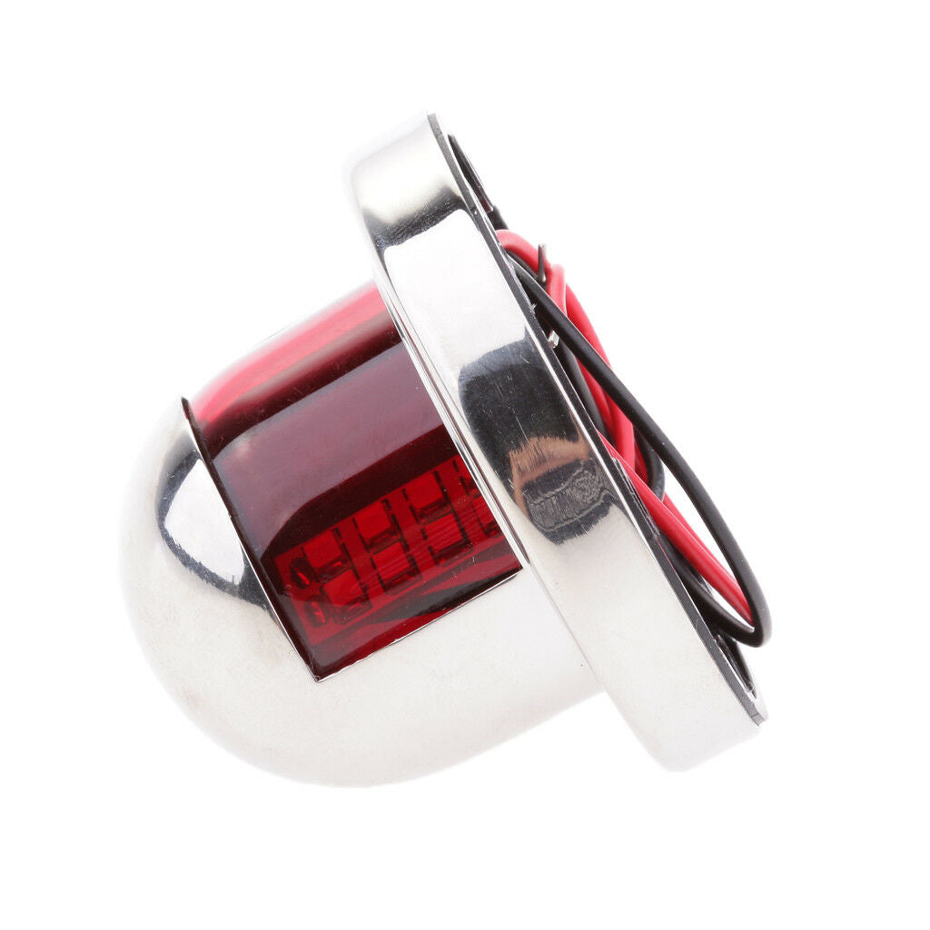 1 Pair Marine Boat Yacht Light 12V Stainless Steel LED Bow Navigation Lights