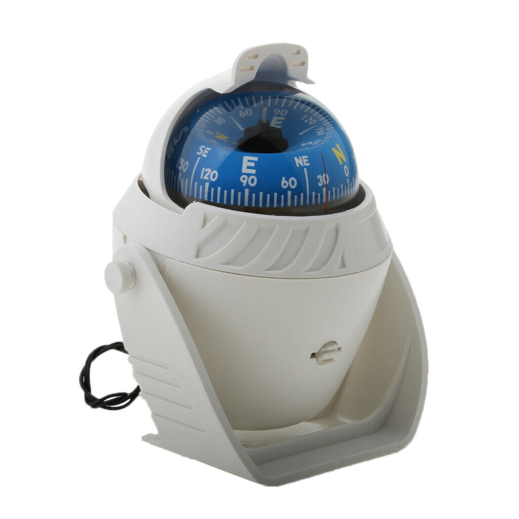 LED Light Electronic Vehicle Car Navigation Sea Marine Boat Ship Compass New