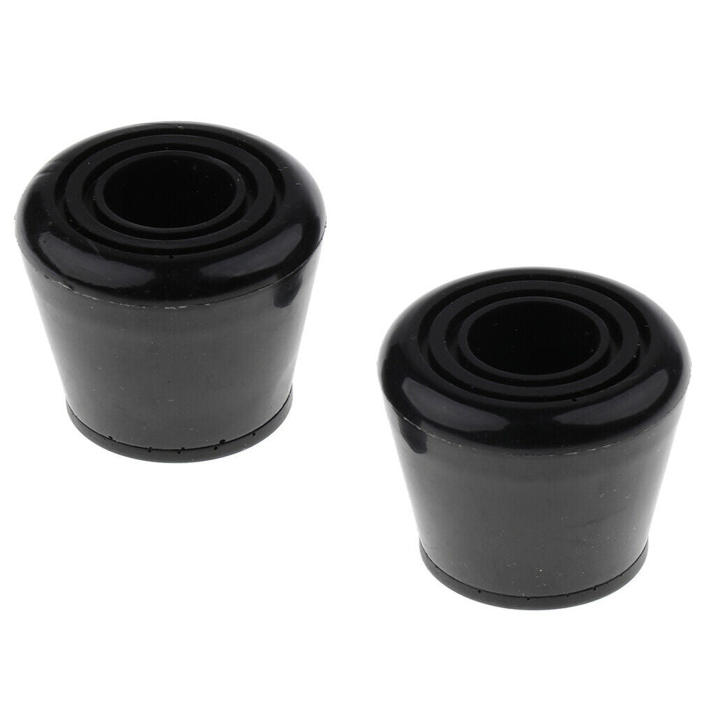 2Pcs Quad Roller Skates Toe Stops Stopper Gear for Adults Outdoor Skating Black