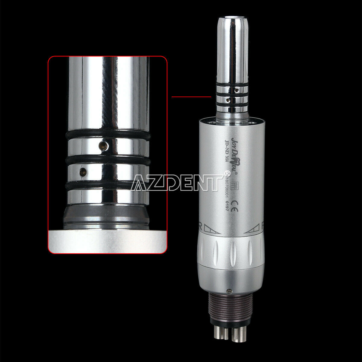 3XJoydental 1:1 Ratio Inner Water Air Motor 4Hole Fit E-type Low Speed Handpiece