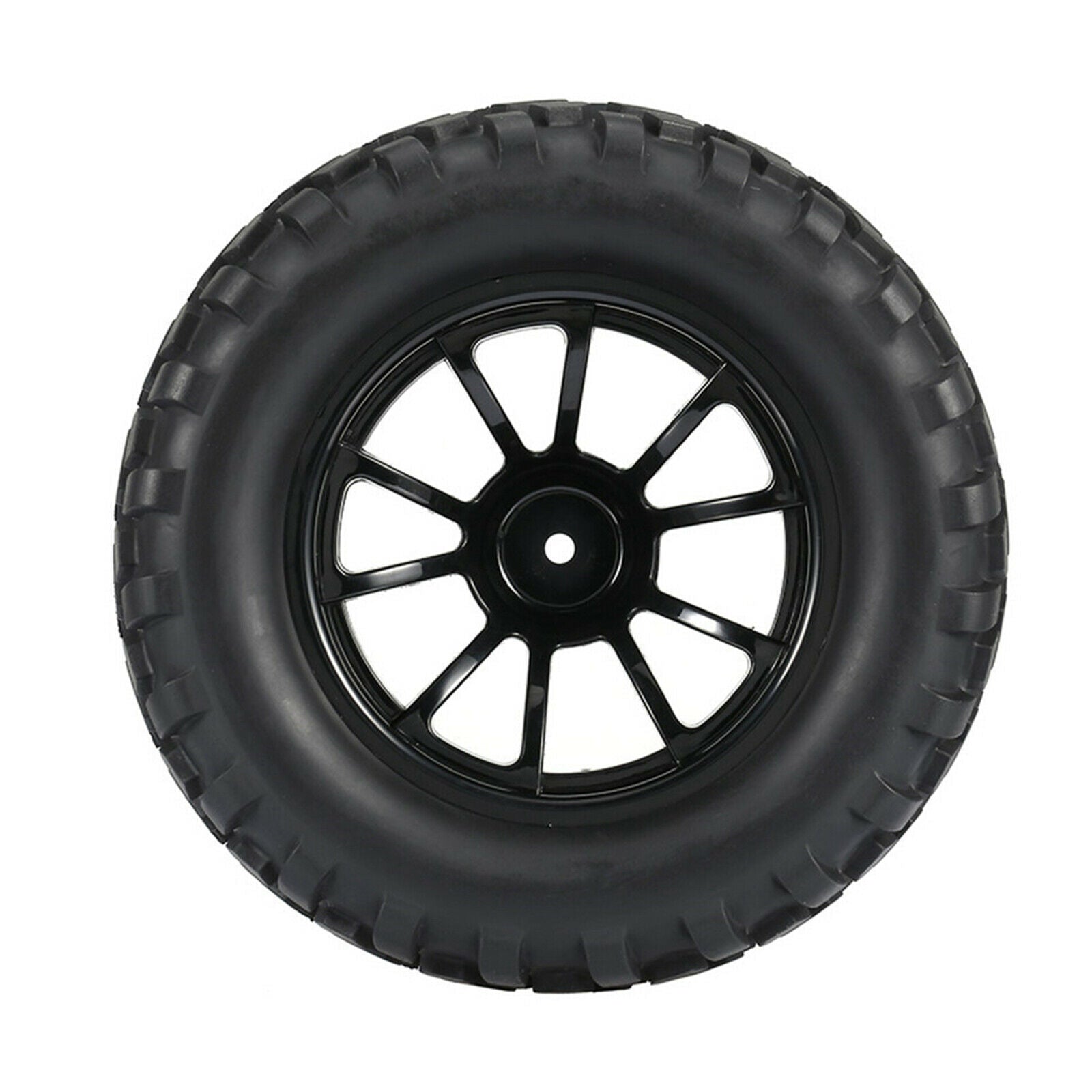 4x Tires and Wheel Rims Set Hex Hub for 1/10 Climbing Car Crawler Truck,Off-road