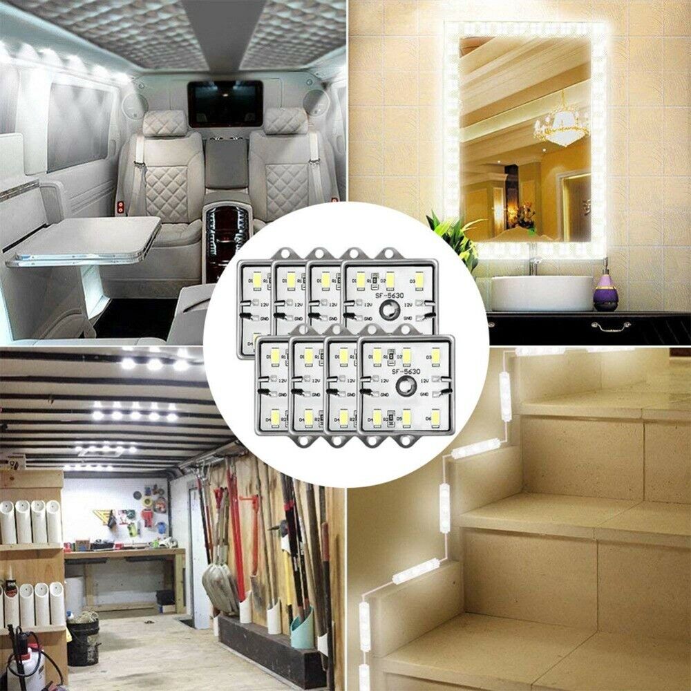 60LED 12V 5730SMD High Bright Cargo Camper Light  Trailer Boat Lamp Ceiling