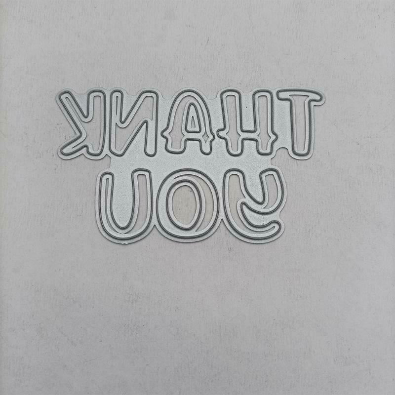 Thank You Metal Cutting Dies Stencil DIY Scrapbooking Album Paper Card Template