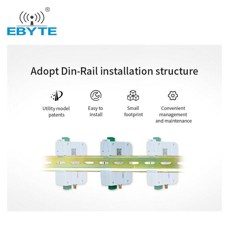 Ebyte 8km long range 433mhz E95-DTU(433L30-485) new RS485 Wireless LoRa Modem