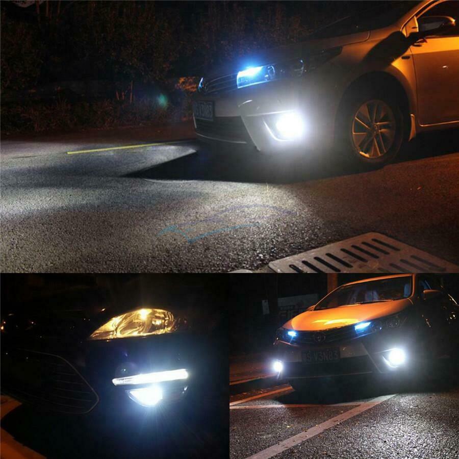 2 Pieces DC 12V H3 LED Fog Bulbs Car Daytime Light Driving Lamp For Jeep Truck