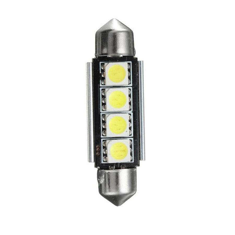 14 Pcs White Car LED Interior & Dome & License Plate Reading Light Festoon Bulb