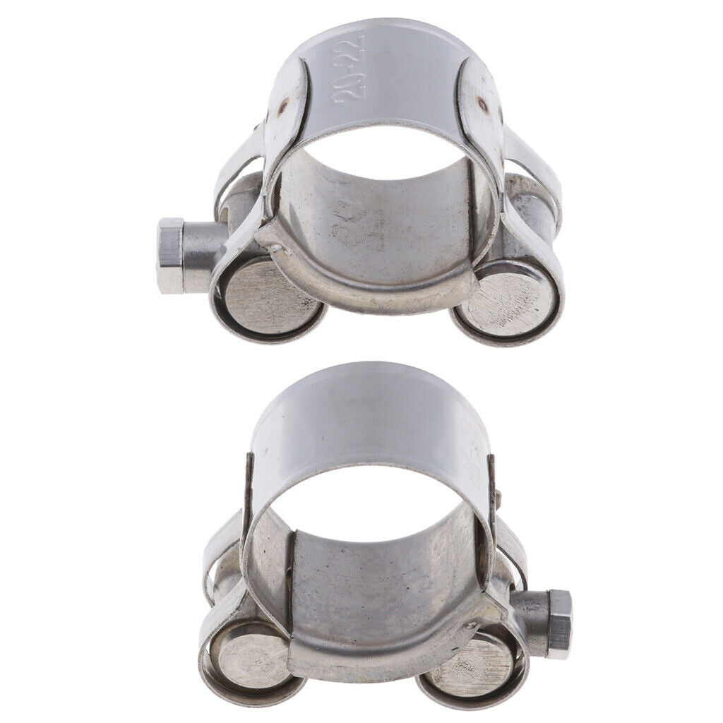 20-22mm & 26-28mm Motorcycle Exhaust Pipe Clamp Caliper - Stainless Steel