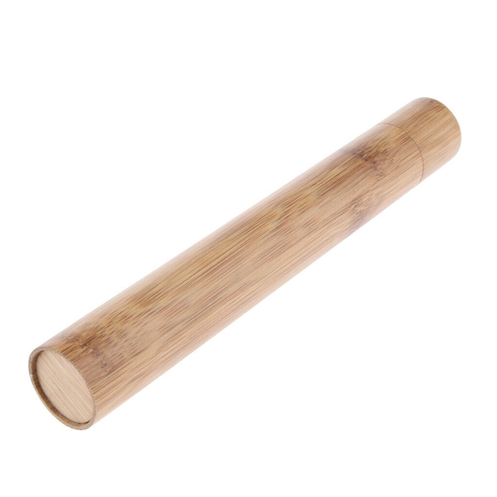 Natural Bamboo Travel Toothbrush Case Tooth Brush Protect Holder Organizer