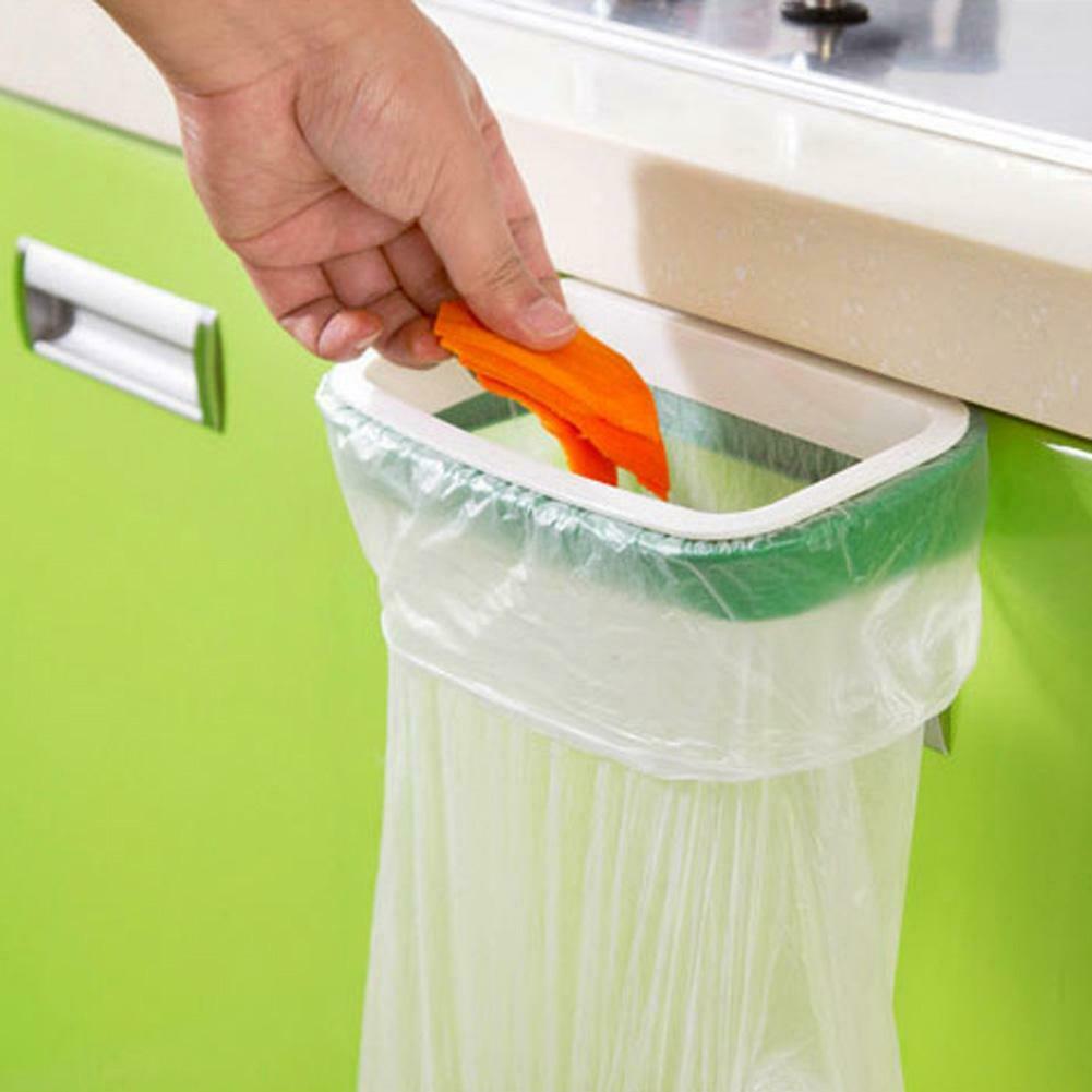 Garbage Bag Holder Hanging Kitchen Cupboard Cabinet Tailgate StanderStorage @