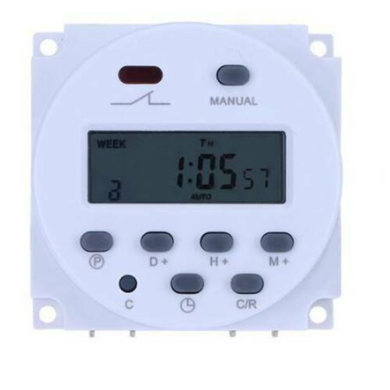 Dc 12V Lcd Digital Light Time Relay Timer Switch On/off Weekly Programmable