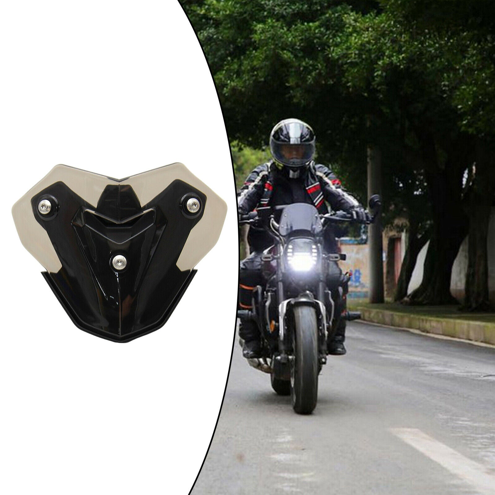 Windshield Assembly for BMW F 900R F 900R 2020 With Bracket,Smoke Windshield