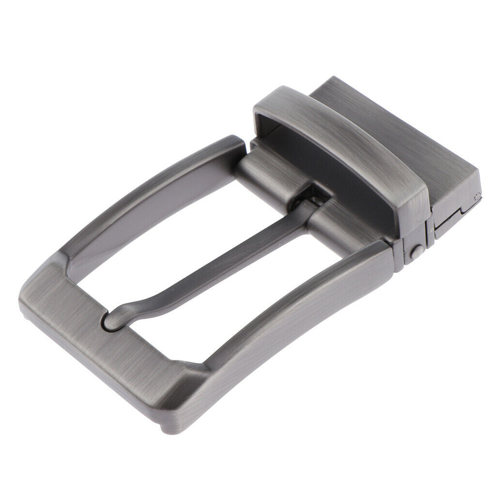 Reversible Single Prong Rectangular Belt Buckle Metal Pin Buckle Replacement