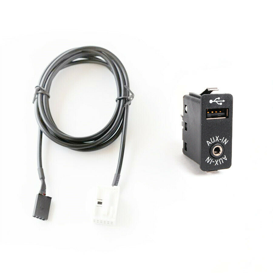 1pc Aux-in/USB Socket Switch Audio Adapter Cable For BMW E60 E66 E81 E82 E70 E90