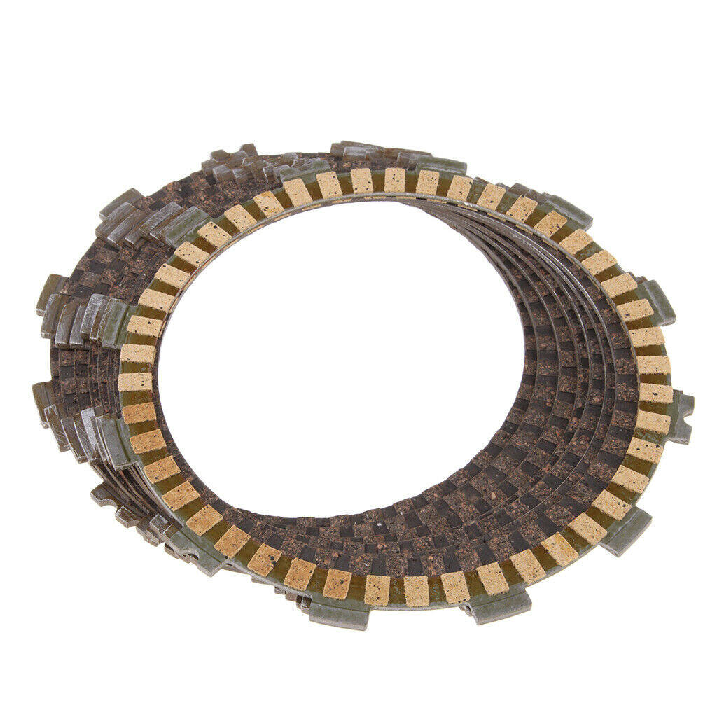 8 Pieces Performance Clutch Friction Plates for Kawasaki KFX450R ATV