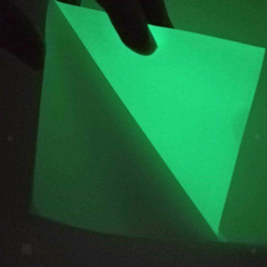 Glow In the Dark Heat Transfer Vinyl Film Luminous for Iron On T Shirts DIY