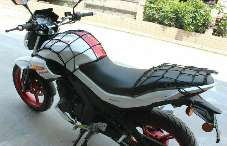Motorcycle Luggage Rack Tank Fixed Sundries Helmet Storage Resilient 6 Hook Net