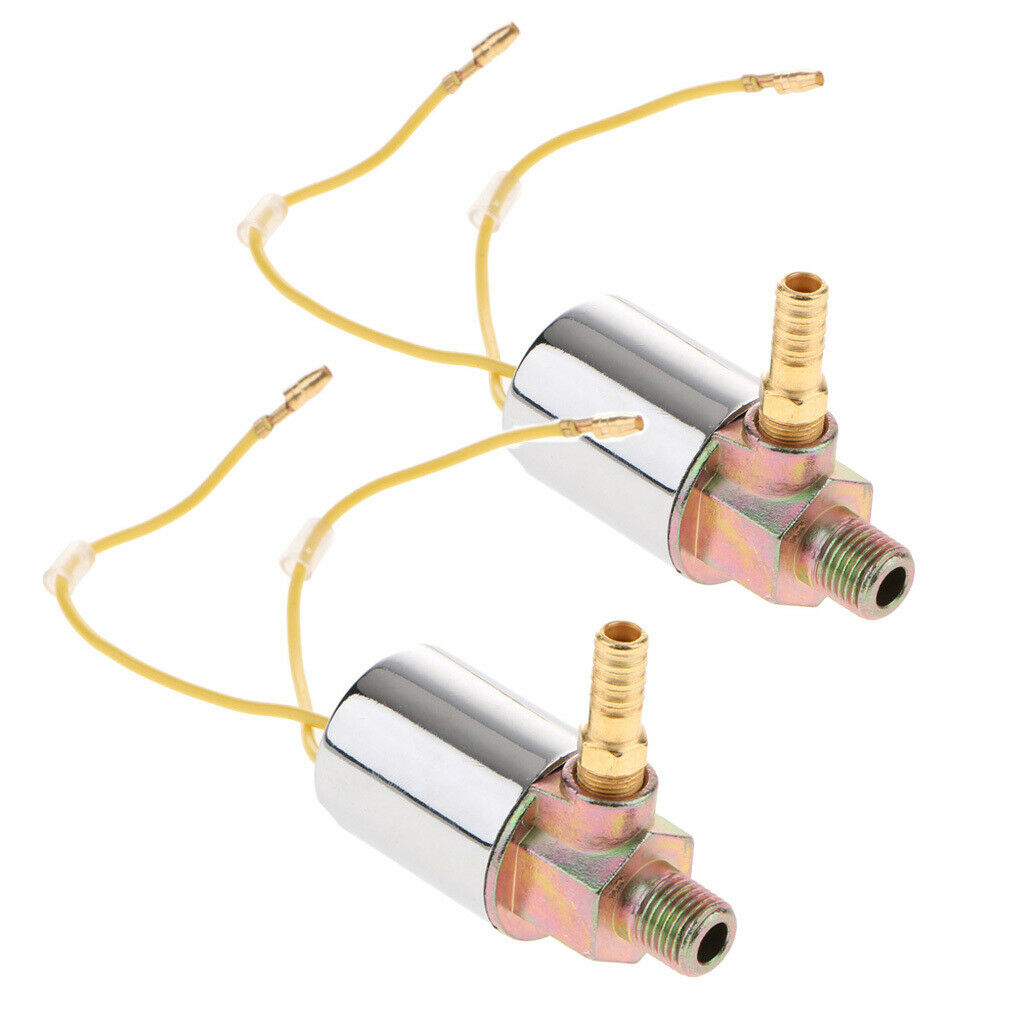 2x 12V Car Train Truck Lorry Air Horn Electric Solenoid Valve  1/4"