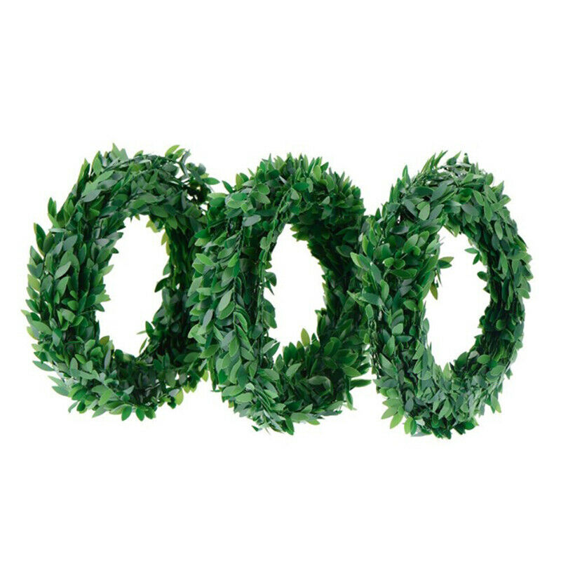 7.5mArtificial Garland Foliage Green Leaves Simulated Vine Wedding Xmas D.l8