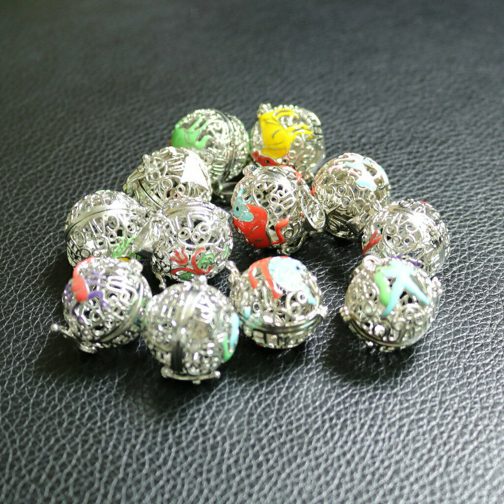 Constellation Pendant Ball Shape Hollow Locket Jewelry DIY Supplies Type 6