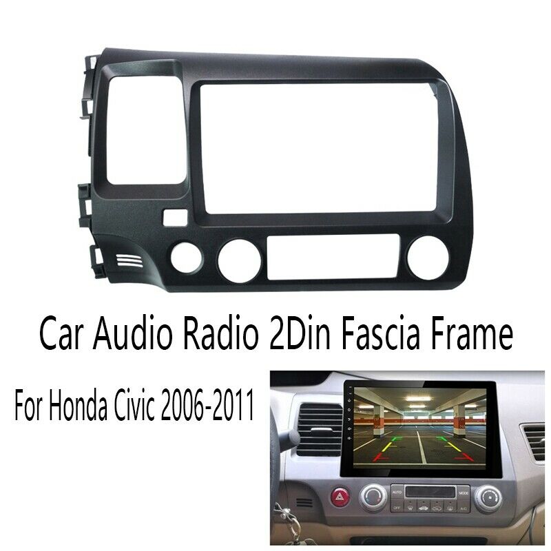 Car Audio Radio 2Din Fascia e Adapter 9inch Big Screen DVD Player Fitting PaneA7