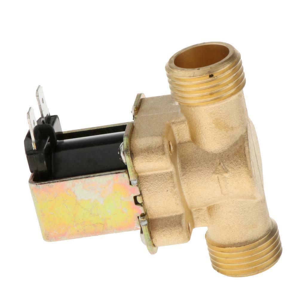 2pcs Electric Solenoid Valve Normally Closed Valve for Water DC12V Inlet
