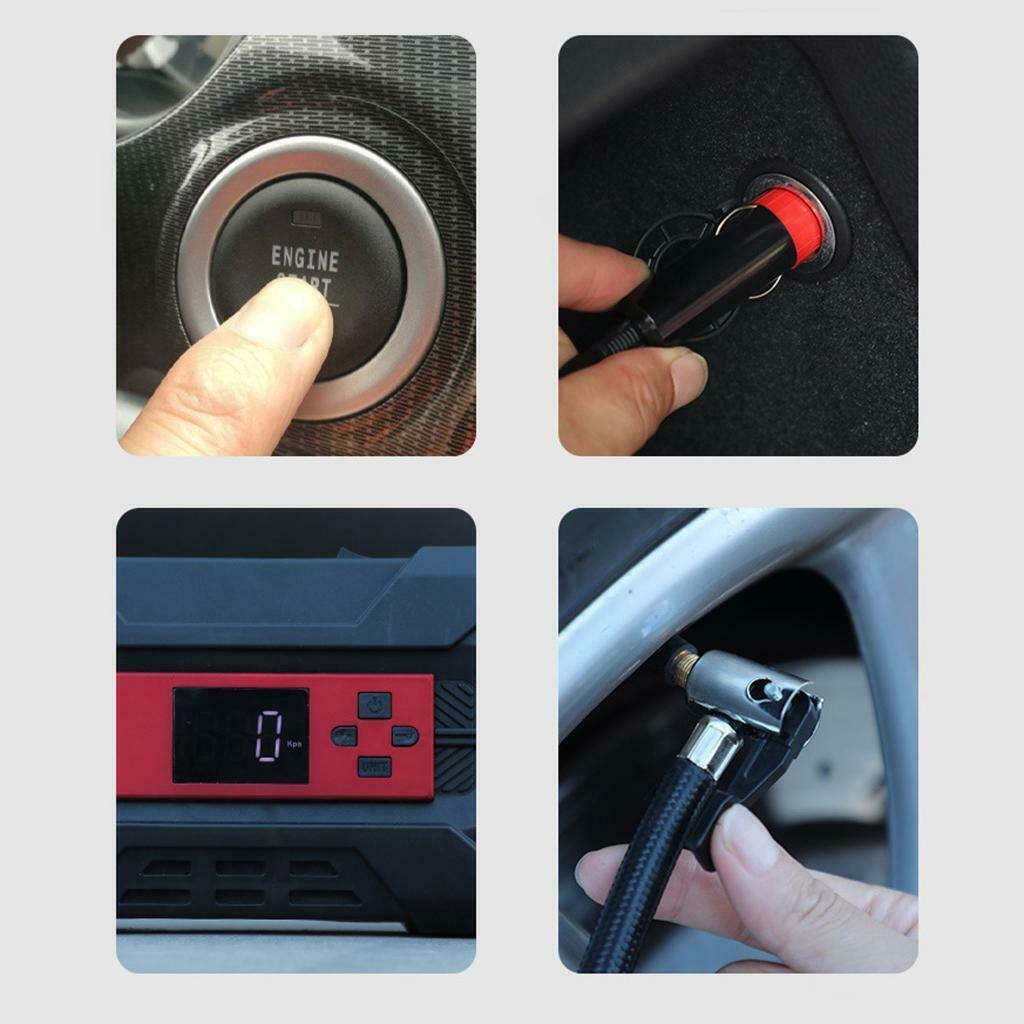 Portable Tire Inflator Car Air Pump Inflatables for Cars Motorcycles SUVs