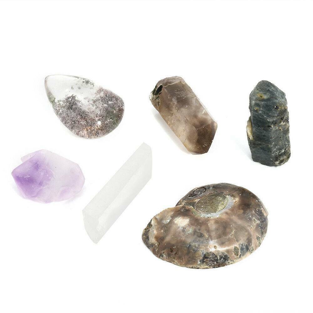 Mixed 100%Natural Quartz Crystal Kyanite Mineral Specimens Rough Stone Craft 50g
