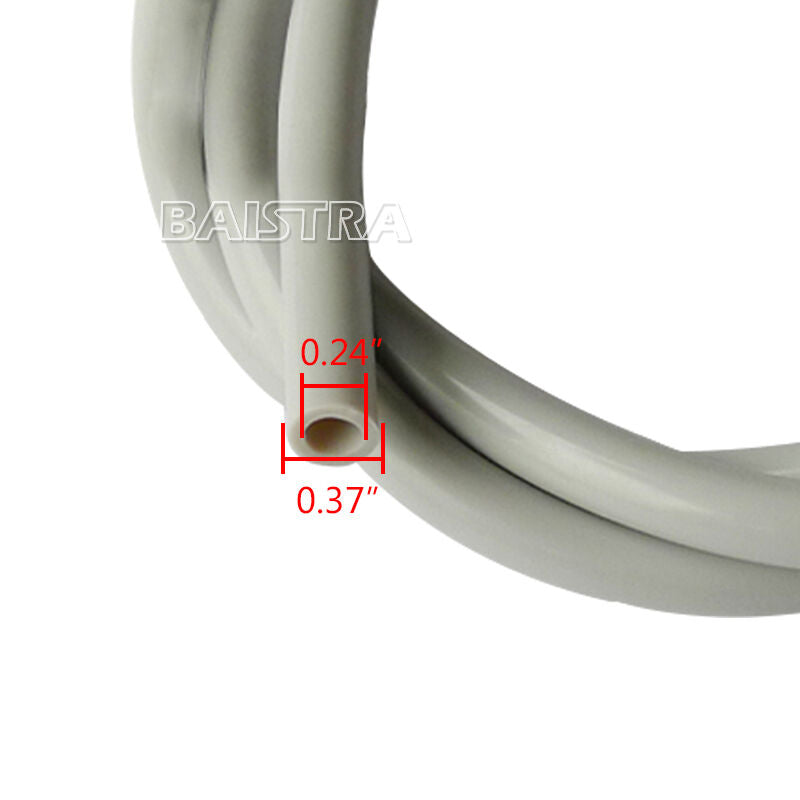 10 PCS Tubing Hose Pipes 1.5m for Dental Saliva Ejector Suction Low Weak HVE