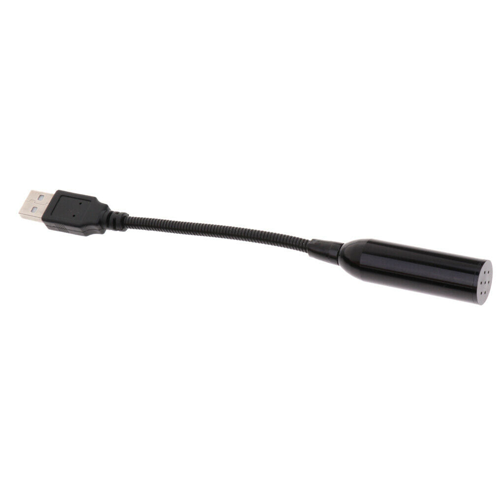 USB Cable Microphone Studio Audio Stereo Adjustable Laptop Mic for Chatting