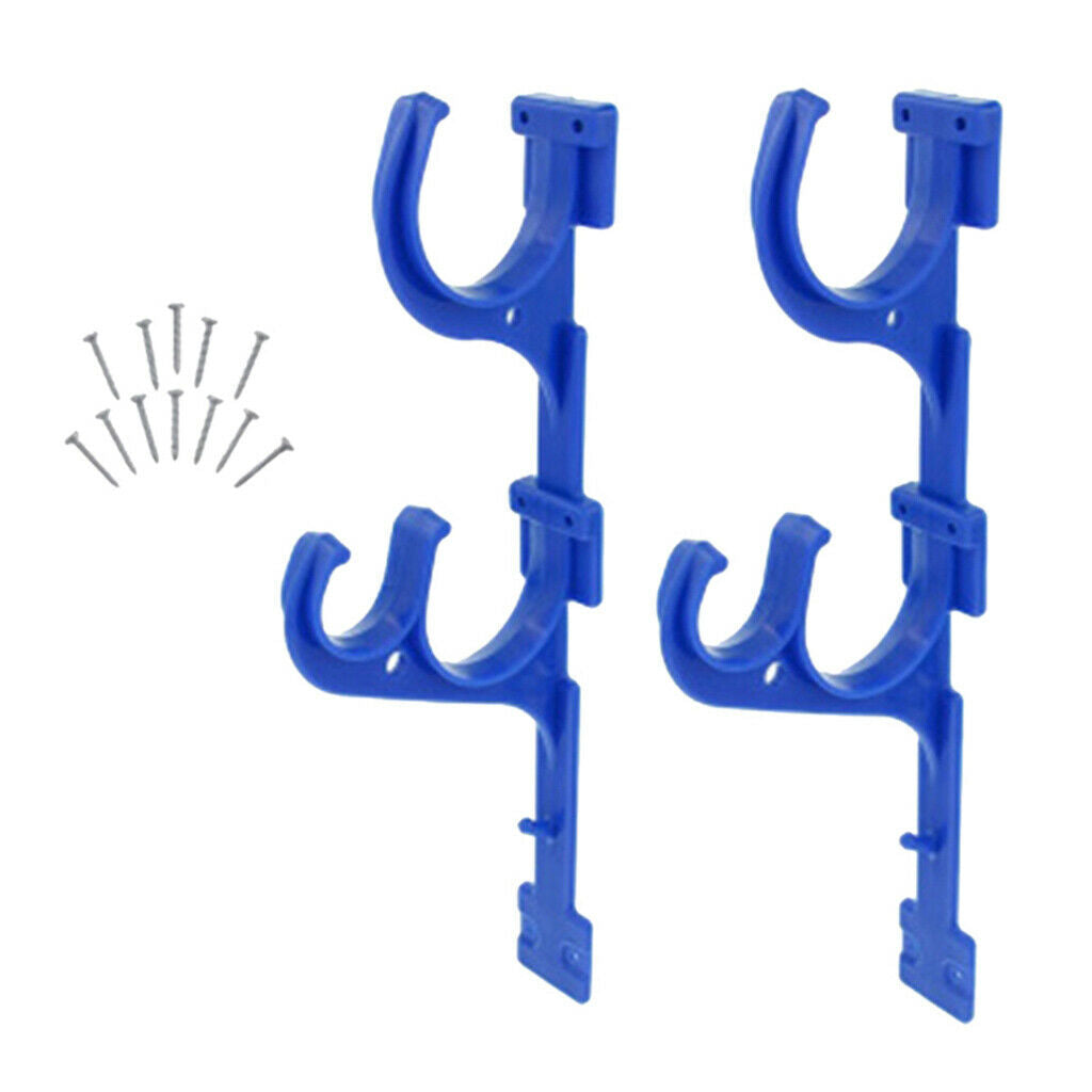 2Pcs Durable Pool Pole Hanger Replacement Swimming Pool Attachment Clips for