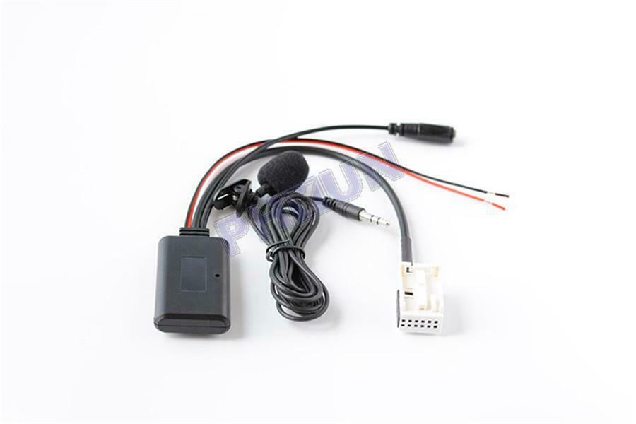 For Mercedes Benz W169 W245 W203 W209 W164 Bluetooth Aux Cable Adapter w/ Mic