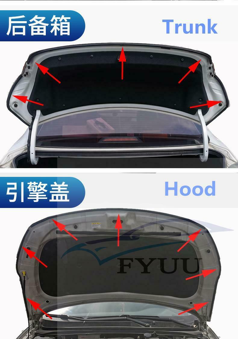 10M L Shape dual layer door seal car front rear door Hood Trunk car rubber strip