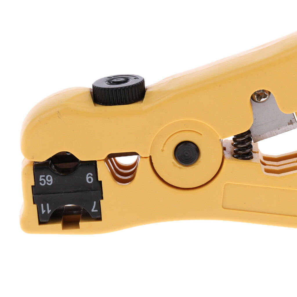 Compression Tool Assembly Coaxial Connectors Cable Crimper+Wire Stripper Tool