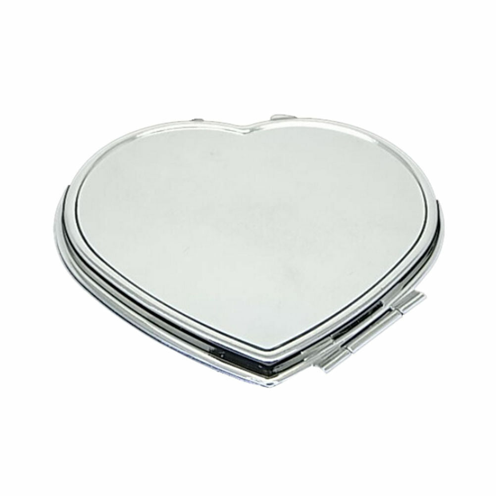 Heart Shape Compact Two-sided Make Up Tool Mirror Cosmetic Pocket Mirro.l8