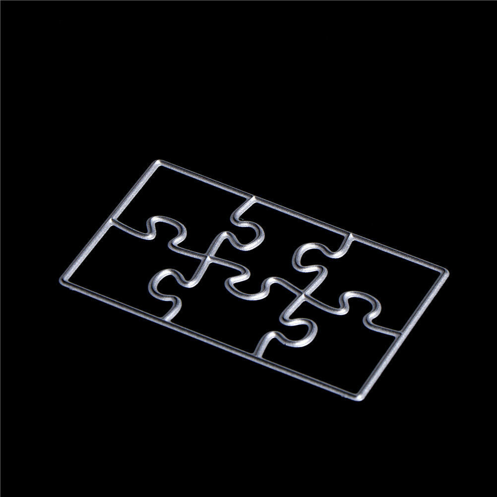 Puzzle Metal Cutting Dies Stencils For Scrapbookings DIY Cards Crafts Embo.l8